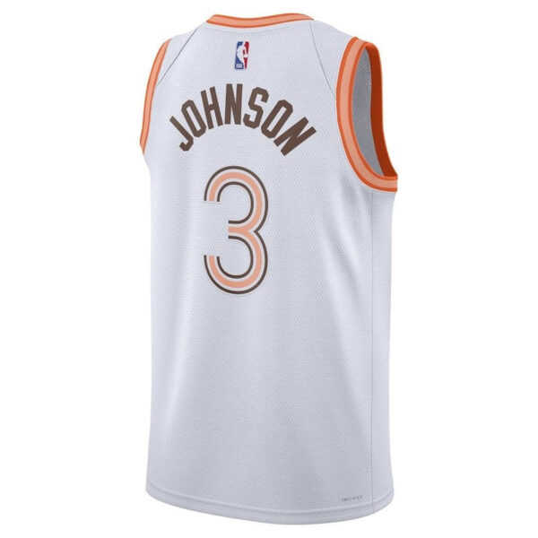 Keldon Johnson San Antonio Spurs Unisex 23/24 NBA Jersey - White - City Edition - Image 3