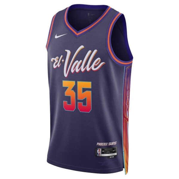 Kevin Durant Phoenix Suns Unisex 23/24 NBA Jersey - Purple - City Edition - Image 2