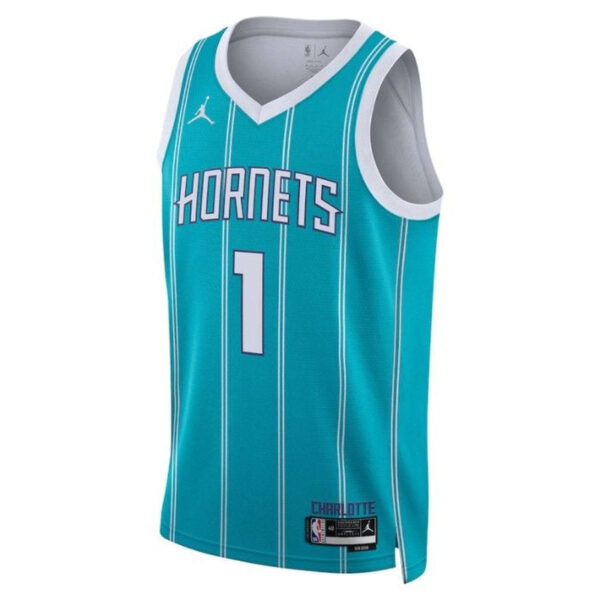 LaMelo Ball Charlotte Hornets Unisex 2023 NBA Jersey - Icon Edition - Teal - Image 2