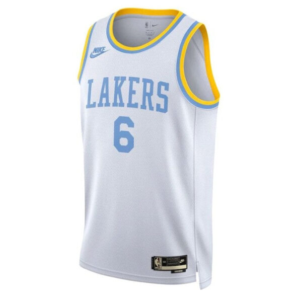 LeBron James Los Angeles Lakers 2023 White NBA Jersey - Classic Edition - Image 2