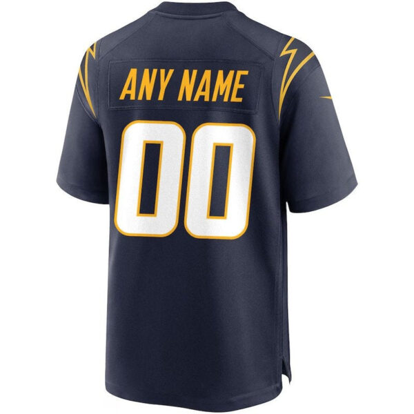 Los Angeles Chargers - Alternate Custom NFL Game Jersey - Navy - Image 3