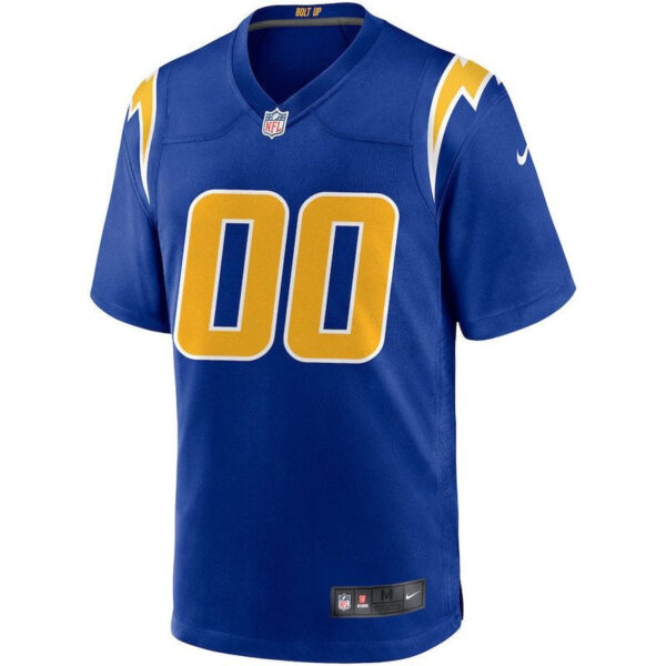 Los Angeles Chargers - Royal Alternate Custom NFL Game Jersey - Image 2