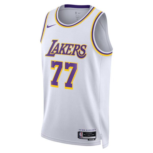 Luka Dončić - Los Angeles Lakers Association Edition 2024 NBA Jersey - White - Unisex - Image 2