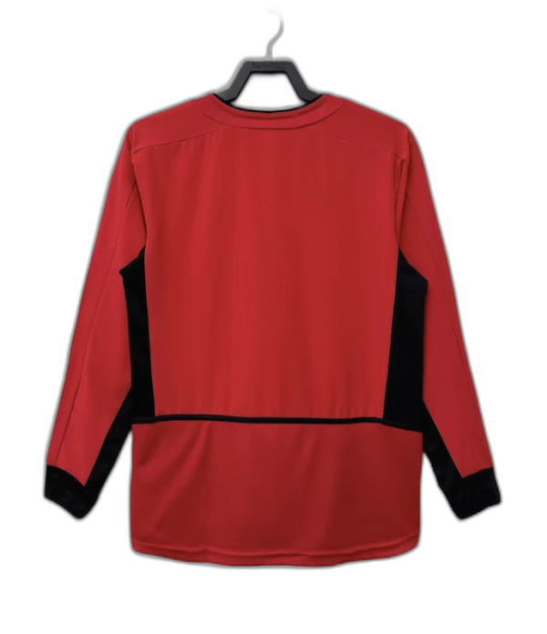 Manchester United 02/04 I Home Jersey - Long Sleeve Retro Version - Image 2