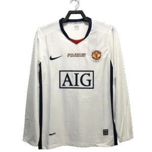 Manchester United 08/09 II Away Jersey - Long Sleeve Retro Version