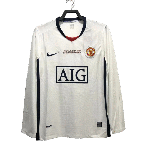 Manchester United 08/09 II Away Jersey - Long Sleeve Retro Version