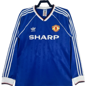 Manchester United 88/90 II Away Jersey - Long Sleeve Retro Version