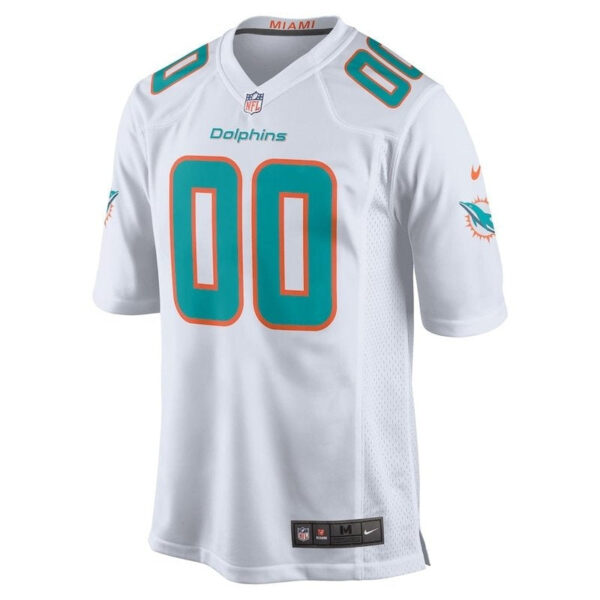 Miami Dolphins - Custom NFL Game Jersey - White - Image 2