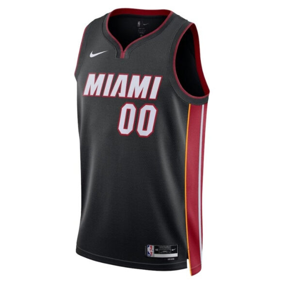 Miami Heat Unisex 2023 NBA Jersey Black - Icon Edition - Image 2