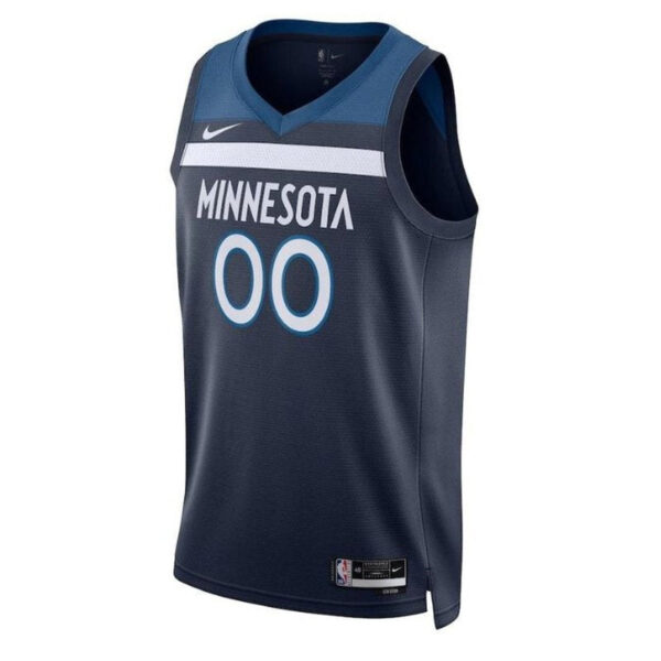 Minnesota Timberwolves Unisex 2023 NBA Jersey Navy - Icon Edition - Image 2