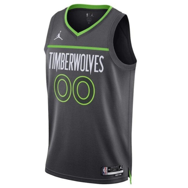 Minnesota Timberwolves Unisex 2023 NBA Jersey - Statement Edition - Black - Image 2