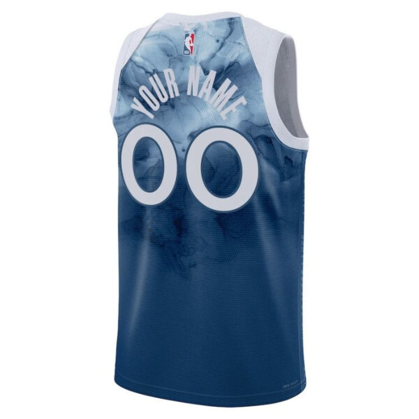 Minnesota Timberwolves Unisex 23/24 NBA Jersey - Blue - City Edition - Image 2