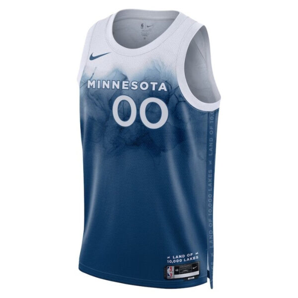 Minnesota Timberwolves Unisex 23/24 NBA Jersey - Blue - City Edition - Image 3