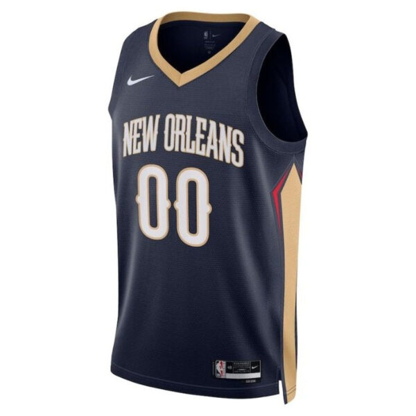 New Orleans Pelicans Unisex 2023 NBA Jersey Navy - Icon Edition - Image 2