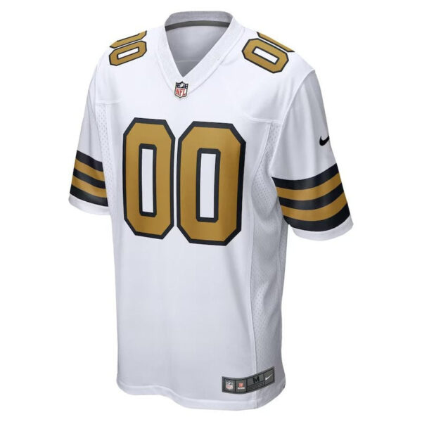 New Orleans Saints - Alternate Custom NFL Game Jersey - White - Image 2