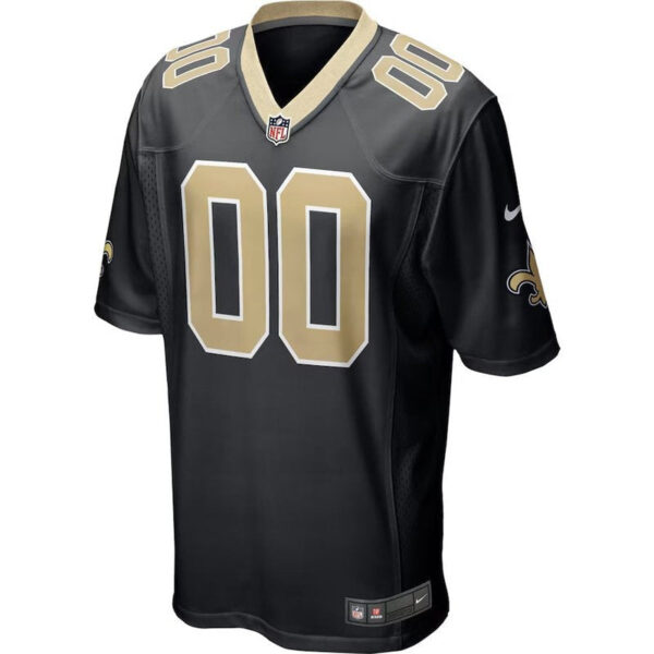 New Orleans Saints - Custom NFL Game Jersey - Black - Image 2