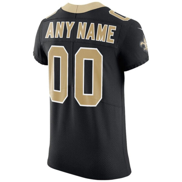 New Orleans Saints - Custom NFL Jersey - Black - Image 3