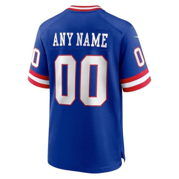 New York Giants - Royal Classic Custom NFL Game Jersey - Image 3