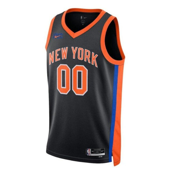 New York Knicks Unisex 2023 NBA Jersey - City Edition - Black - Image 2