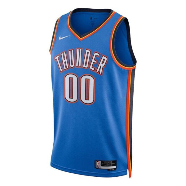 Oklahoma City Thunder Unisex 2023 NBA Jersey Blue - Icon Edition - Image 2
