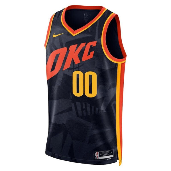 Oklahoma City Thunder Unisex 23/24 NBA Jersey - Navy - City Edition - Image 2