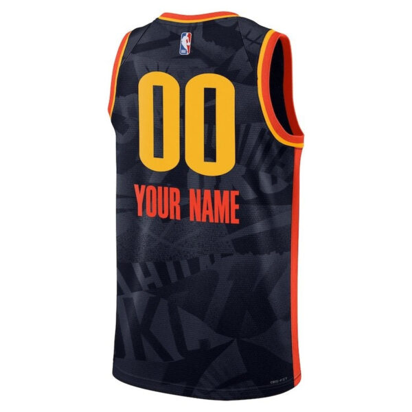 Oklahoma City Thunder Unisex 23/24 NBA Jersey - Navy - City Edition - Image 3