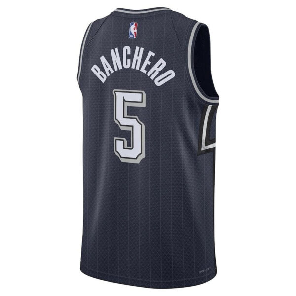 Paolo Banchero Orlando Magic Unisex 23/24 NBA Jersey - Navy - City Edition - Image 3