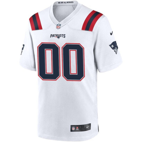 Patriots - Custom NFL Game Jersey - White - Image 2