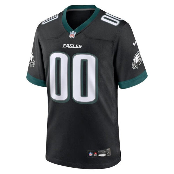 Philadelphia Eagles - Alternate Custom NFL Game Jersey - Black - Image 2