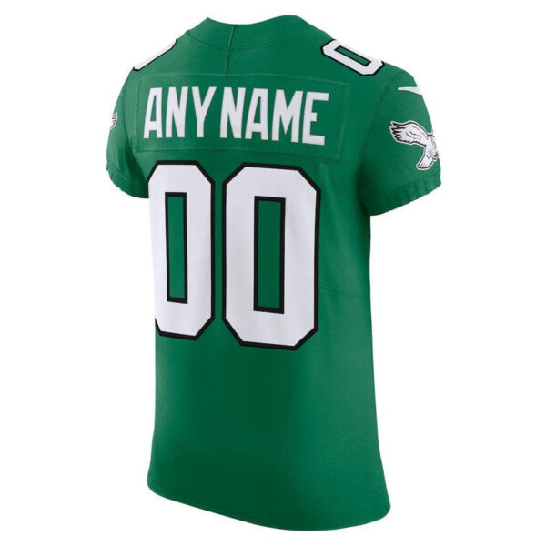 Philadelphia Eagles - Kelly 2nd Alternate Custom NFL Jersey - Green - Image 3