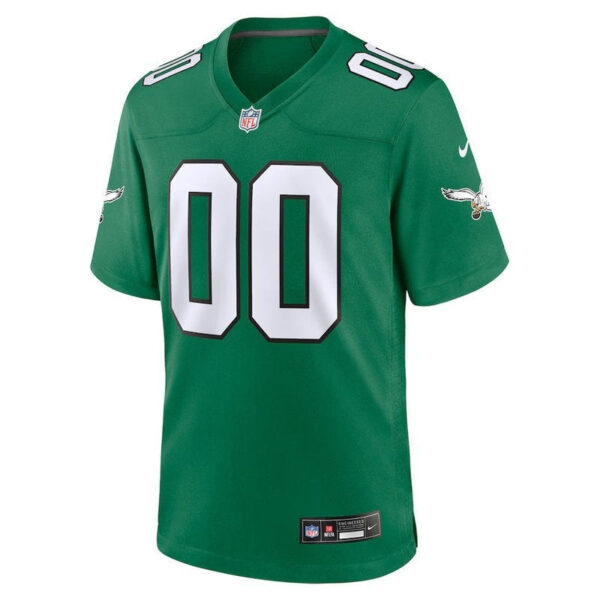 Philadelphia Eagles - Kelly Alternate Custom NFL Game Jersey - Green - Image 2