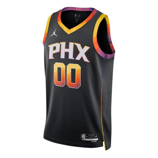 Phoenix Suns Unisex 2023 NBA Jersey - Statement Edition - Black - Image 2