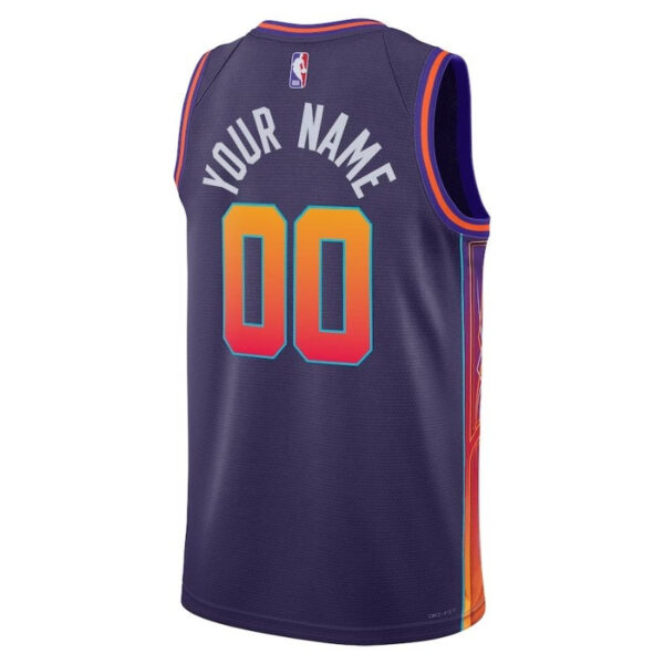 Phoenix Suns Unisex 23/24 NBA Jersey - Purple - City Edition - Image 2