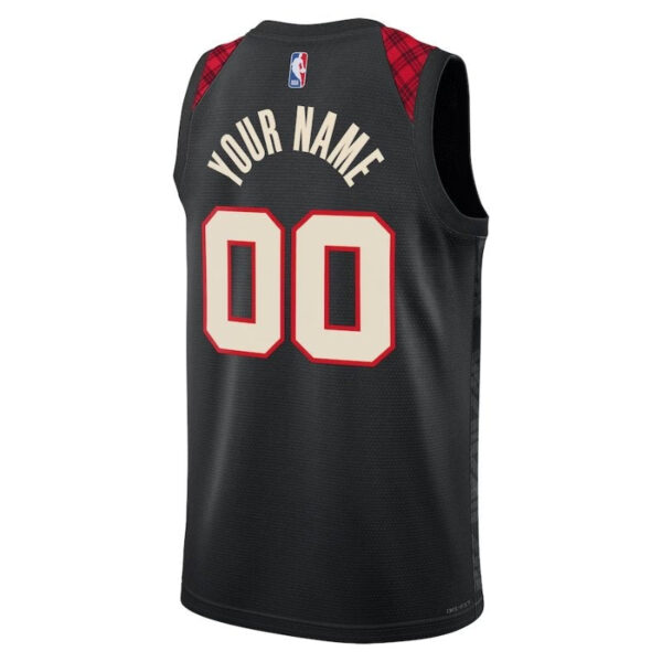 Portland Trail Blazers Unisex 23/24 NBA Jersey - Black - City Edition - Image 2