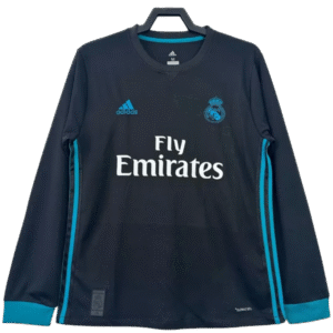 Real Madrid 17/18 II Away Jersey - Long Sleeve Retro Version