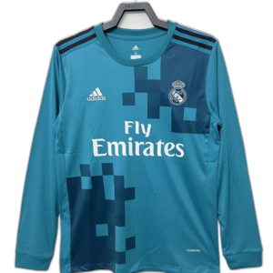 Real Madrid 17/18 III Third Jersey - Long Sleeve Retro Version