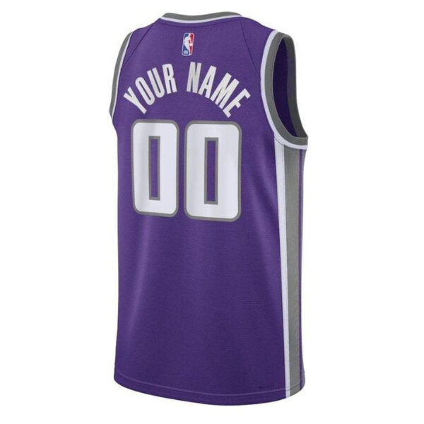 Sacramento Kings Unisex 2023 NBA Jersey Purple - Icon Edition - Image 2