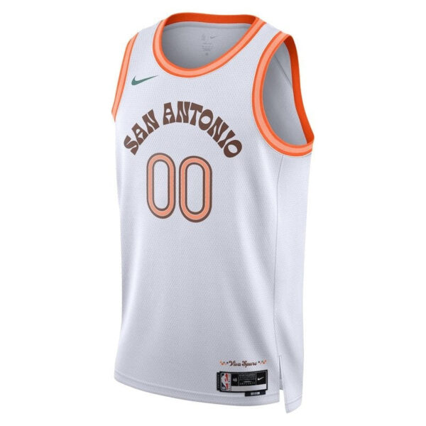 San Antonio Spurs Unisex 23/24 NBA Jersey - White - City Edition - Image 2