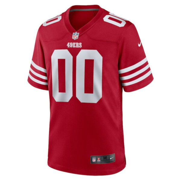San Francisco 49ers - Scarlet Custom NFL Jersey - Image 2