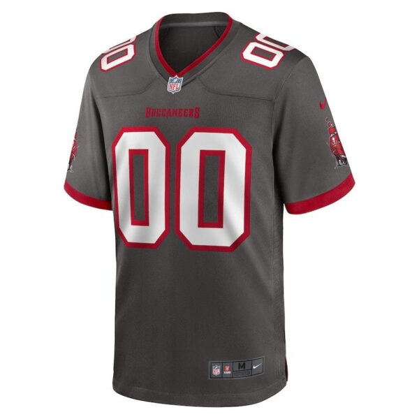 Tampa Bay Buccaneers - Pewter Alternate Custom NFL Game Jersey - Image 2