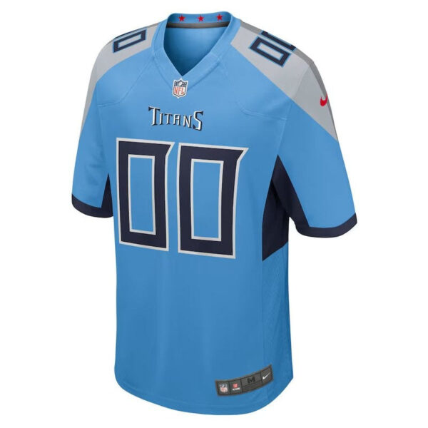Tennessee Titans - Alternate Custom NFL Game Jersey - Light Blue - Image 2