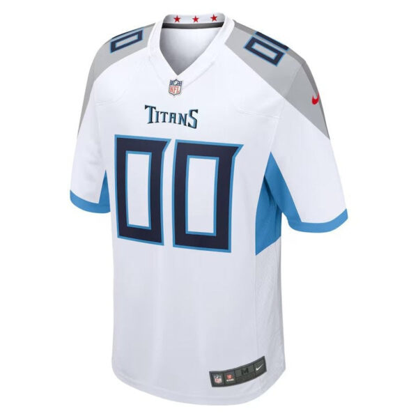 Tennessee Titans - Custom NFL Game Jersey - White - Image 2