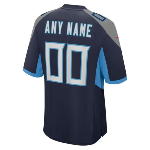 Tennessee Titans - Custom NFL Jersey - Navy - Image 3