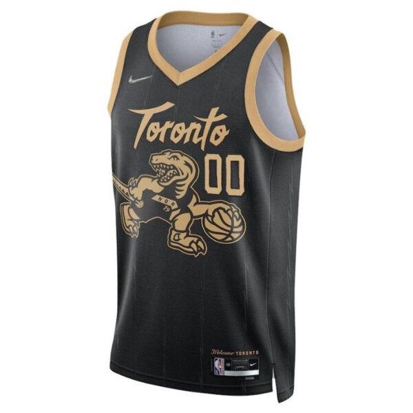 Toronto Raptors Unisex 2021/22 NBA Jersey - City Edition - Black - Image 2