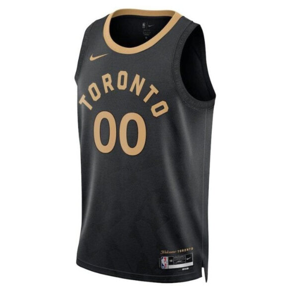 Toronto Raptors Unisex 2023 NBA Jersey - City Edition - Black - Image 2