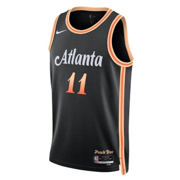 Trae Young Atlanta Hawks 22/23  Unisex  NBA Jersey - City Edition - Black - Image 2