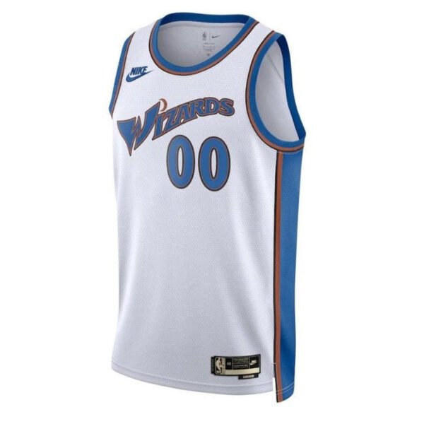 Washington Wizards Unisex 2023 NBA Jersey - Classic Edition - White - Image 2